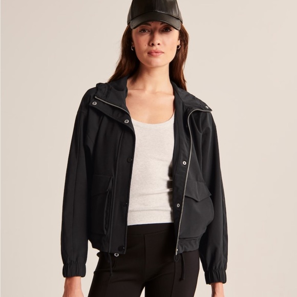 nwot Abercrombie & fitch white traveler jacket - Picture 2 of 4